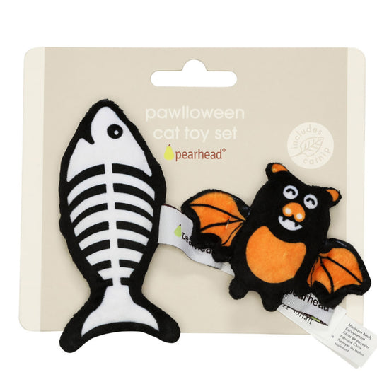Pearhead Pawloween Cat Toy Set