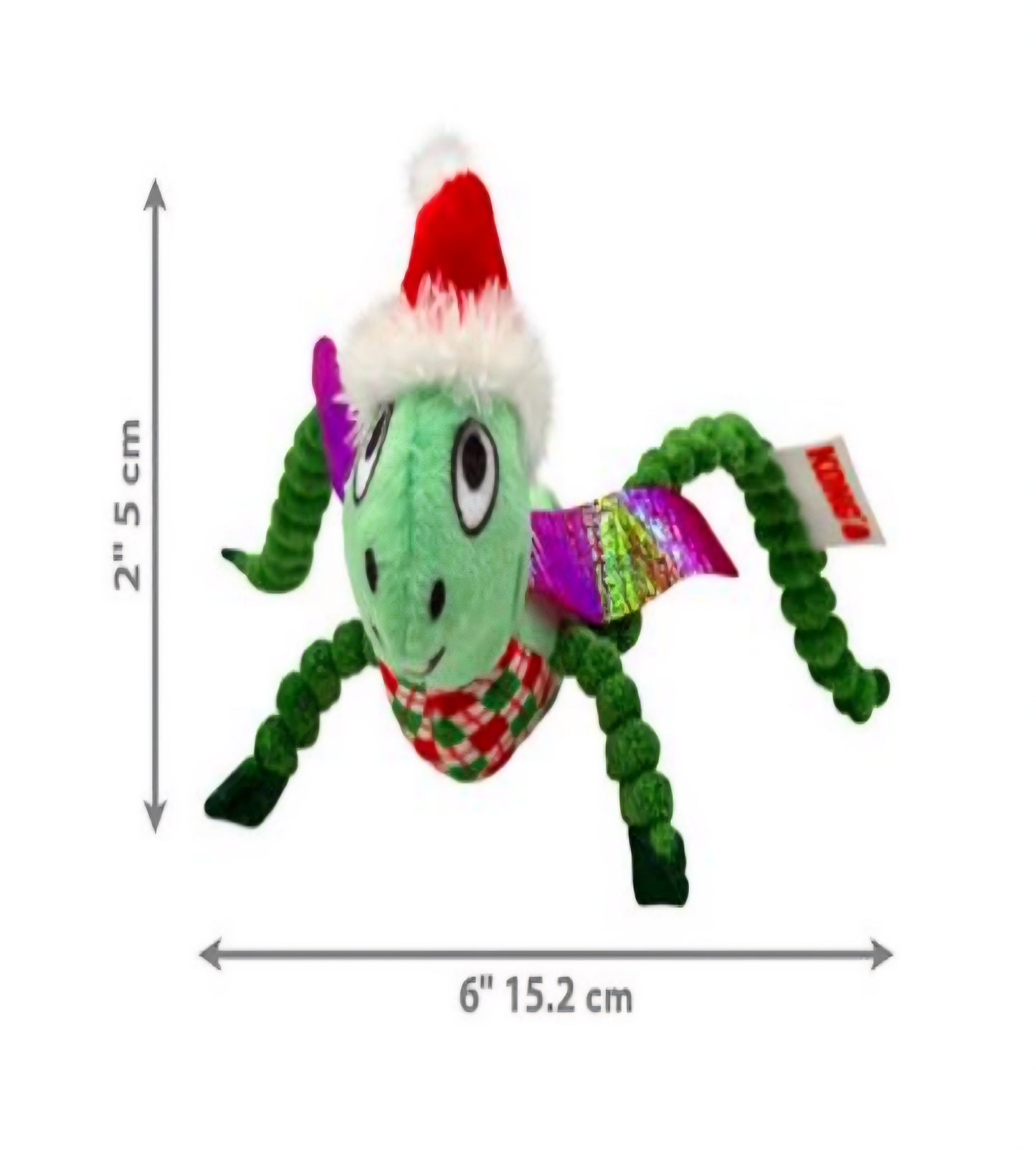 Kong Holiday Crackles Grasshopper