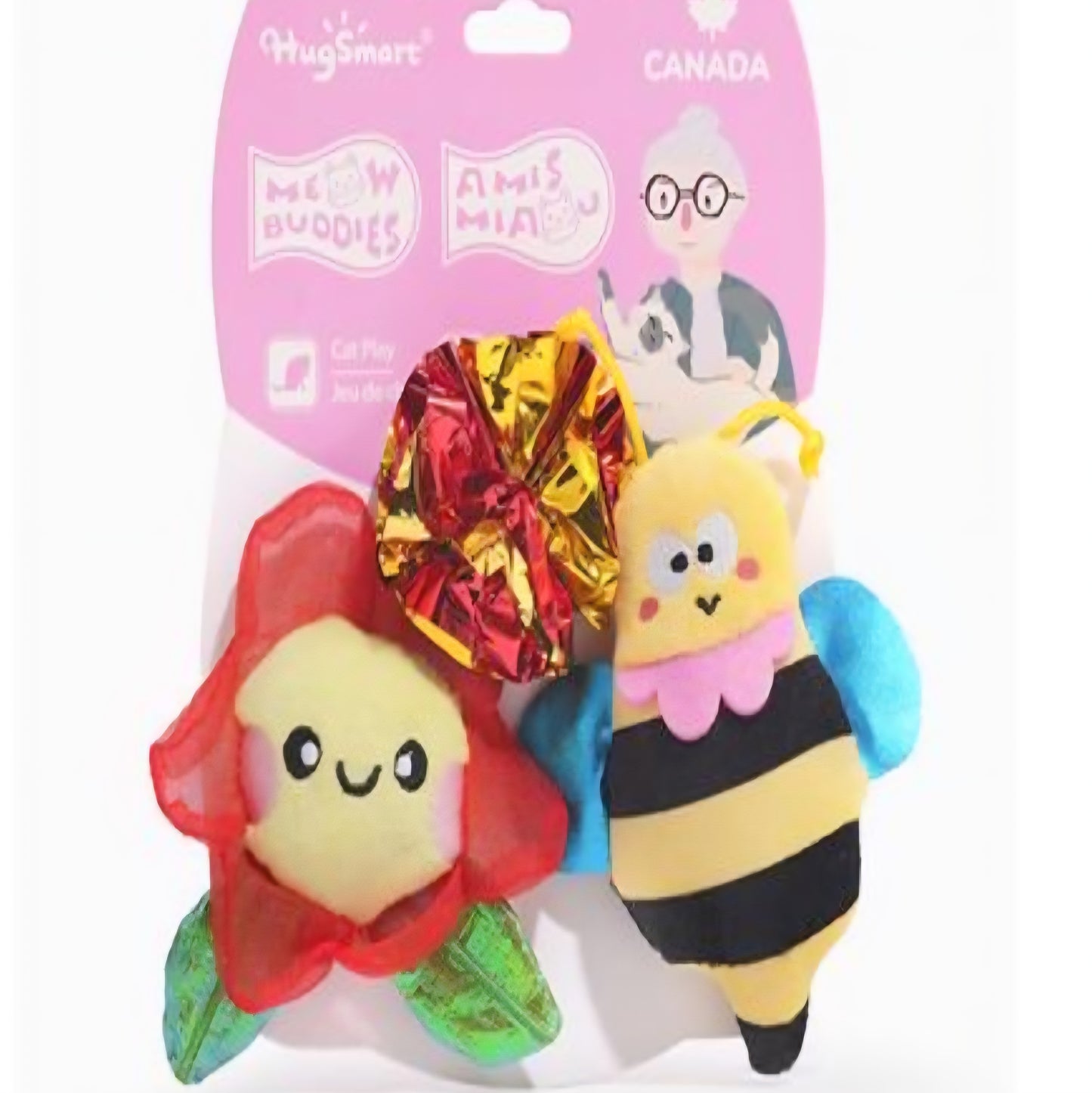 HugSmart Meow Buddies Flower & Bee