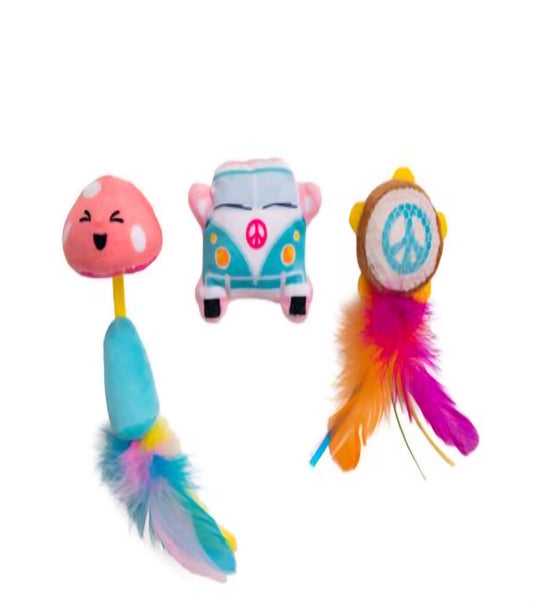 Catstages Festival Themed Cat Toys 3 pk