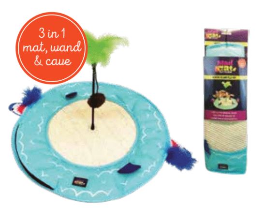 Mad Cat Desert Island Playmat - Hillbilly House Panthers