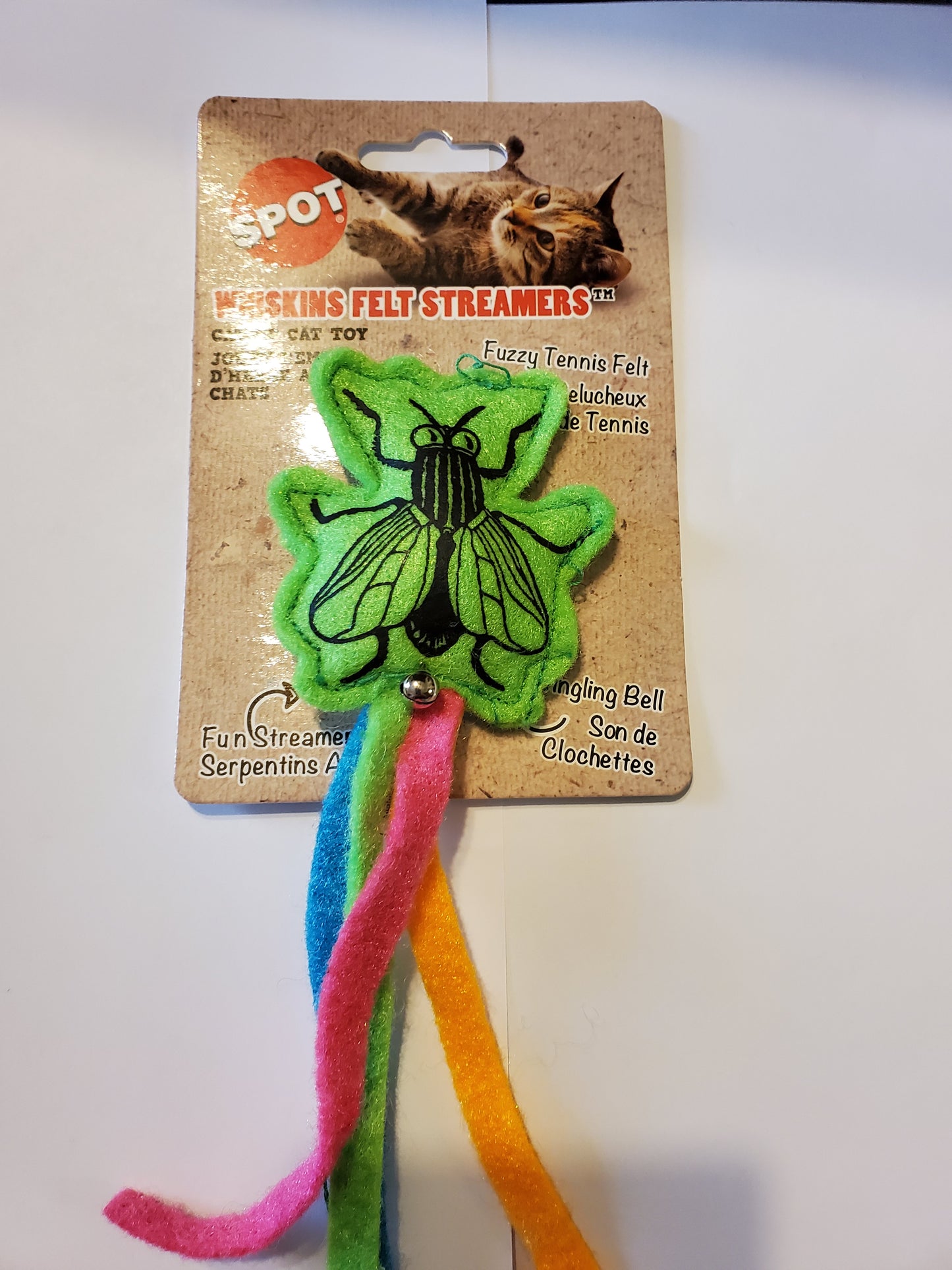 Spot Whiskins Felt Streamers with Catnip - Hillbilly House Panthers