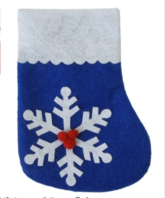 Imperial Cat Snowflake Stocking - Hillbilly House Panthers