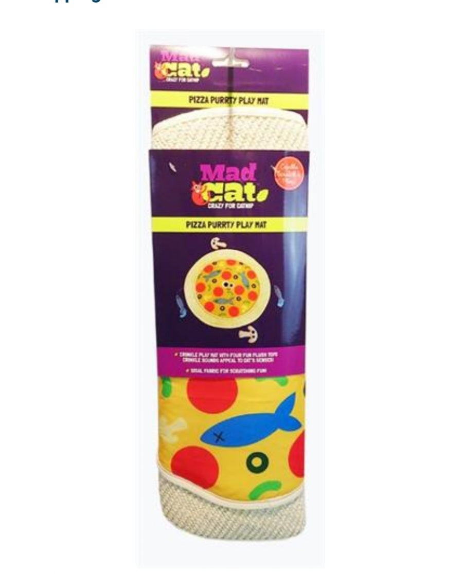 Mad Cat Pizza Purrty Play Mat - Hillbilly House Panthers