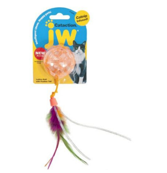 JW Cataction Catnip Infused Lattice Ball - Hillbilly House Panthers