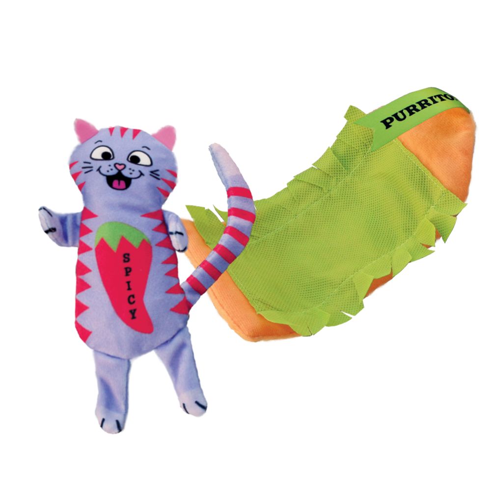 KONG Pull-A-Partz Purrito - Hillbilly House Panthers