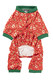Fuzzyard Gingerbread Storm Pet Pajama - Hillbilly House Panthers