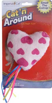 Imperial Cat Ribbon Heart Catnip Toy - Hillbilly House Panthers