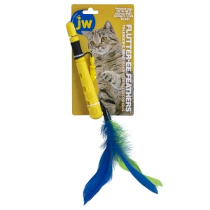 JW Flutter-ee Feathers Telescopic Cat Wand - Hillbilly House Panthers