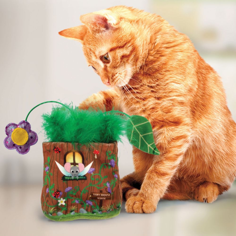 KONG Cat Puzzlements Hideaway - Hillbilly House Panthers