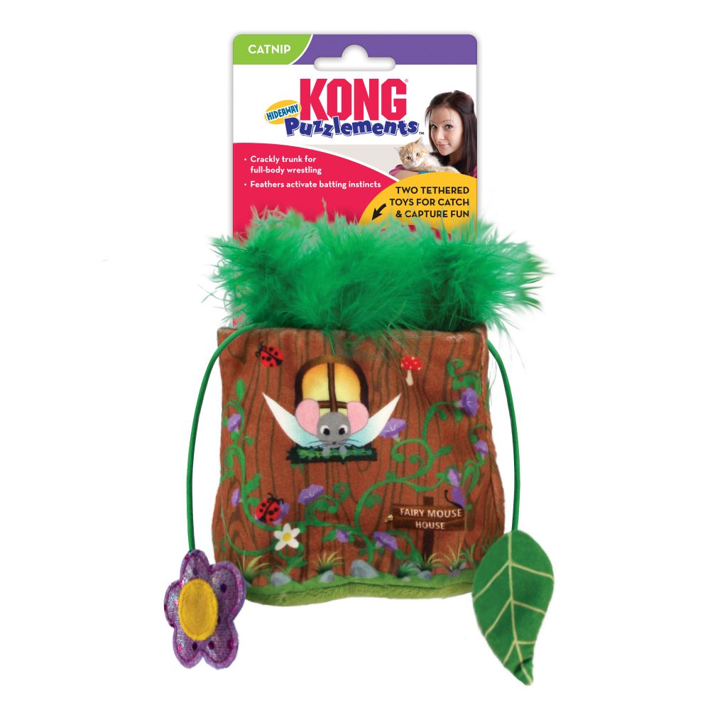 KONG Cat Puzzlements Hideaway - Hillbilly House Panthers
