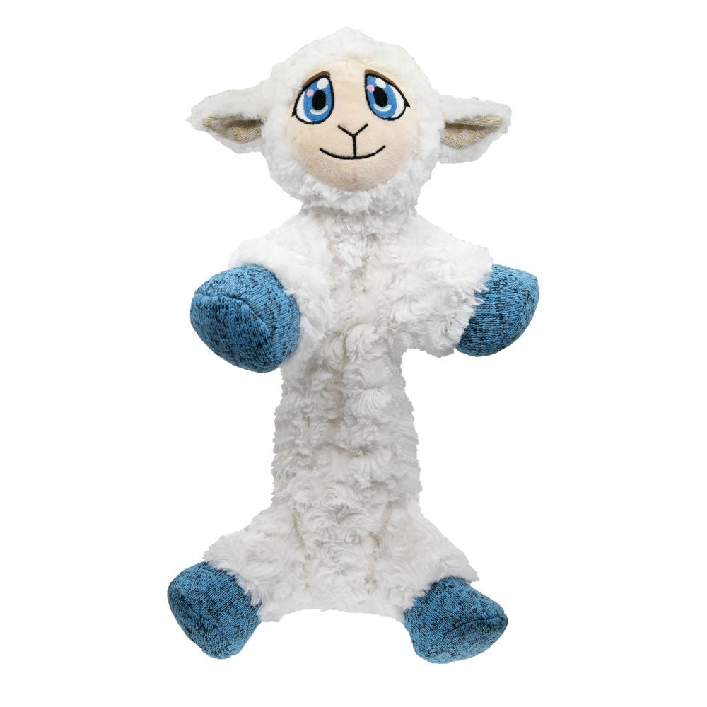 KONG Low Stuff Flopzie Lamb Medium White - Hillbilly House Panthers