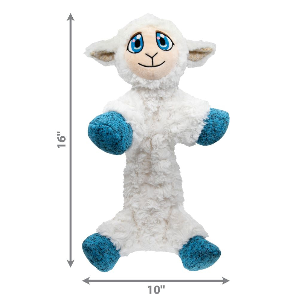 KONG Low Stuff Flopzie Lamb Medium White - Hillbilly House Panthers