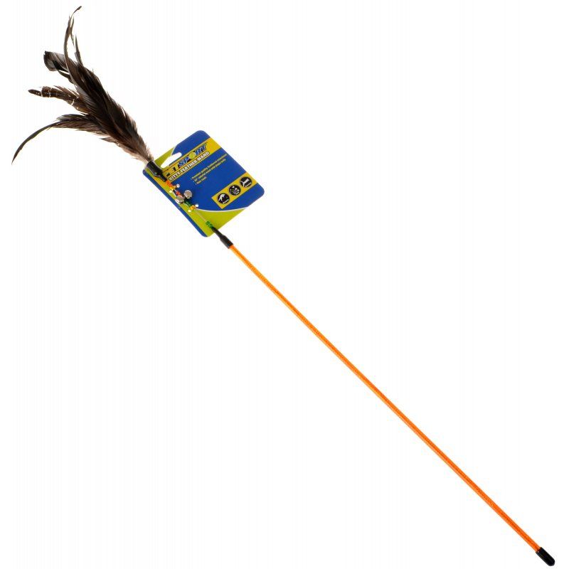 Petsport Kitty Feather Teaser Wand - Hillbilly House Panthers