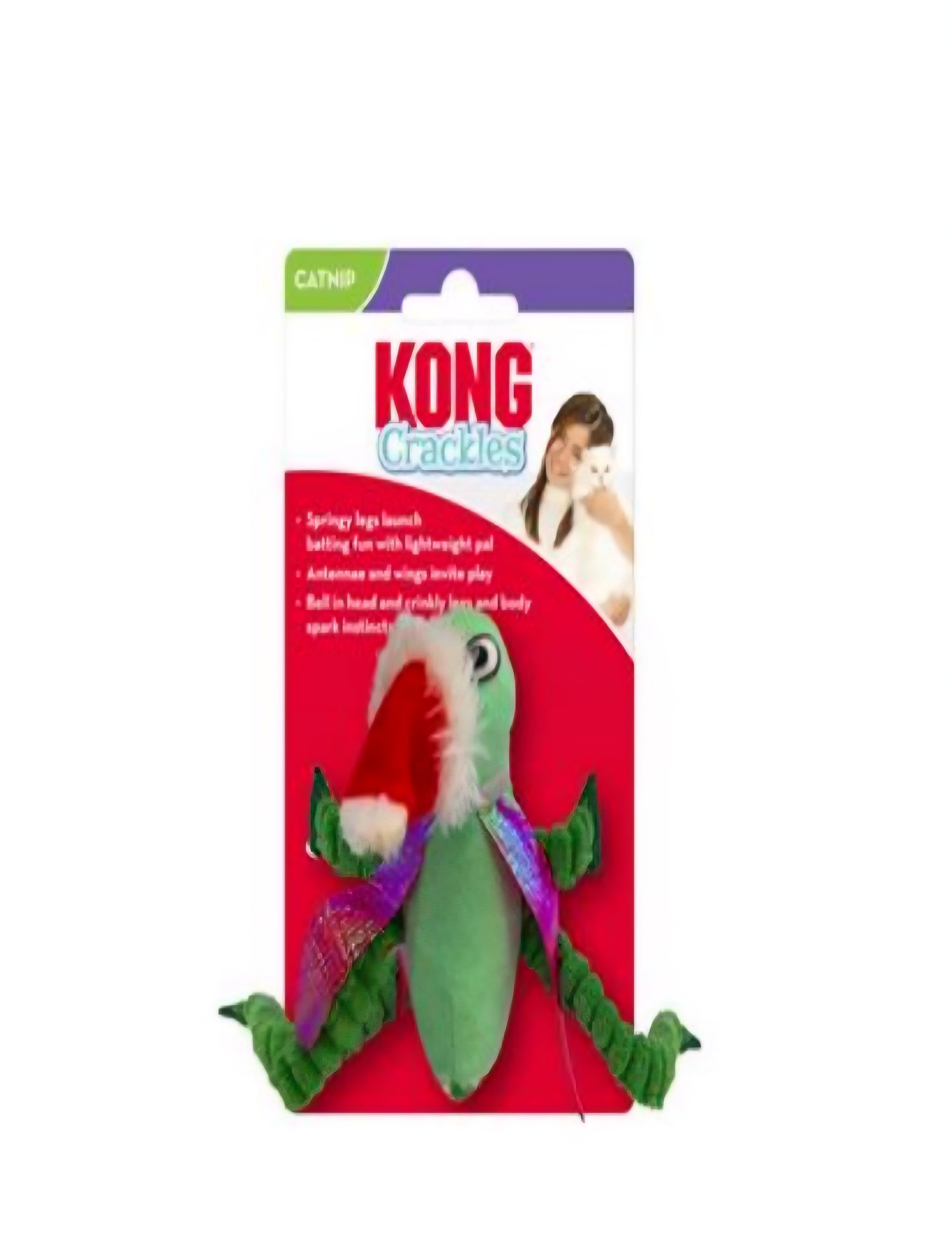 Kong Holiday Crackles Grasshopper