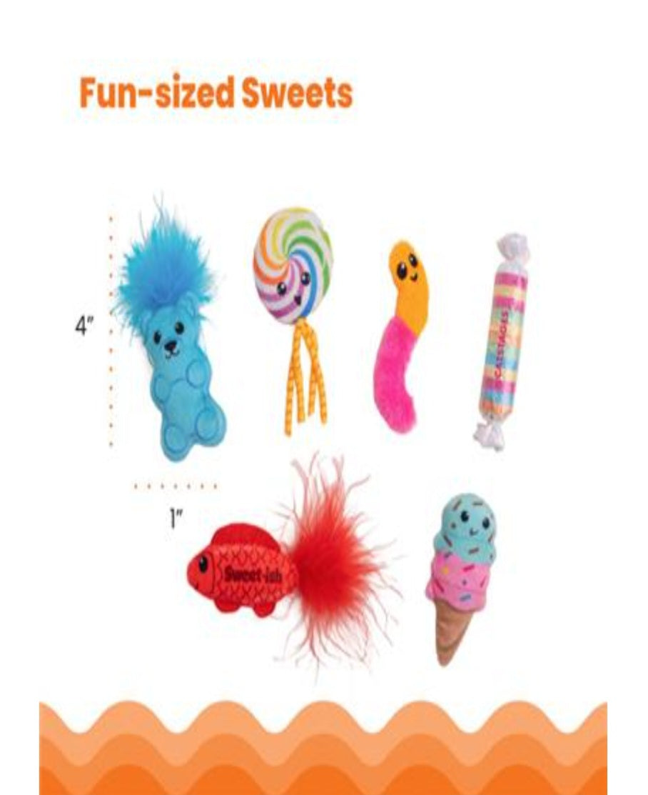 Catstages Kitty Sweet Treats Cat Toy 6 pk
