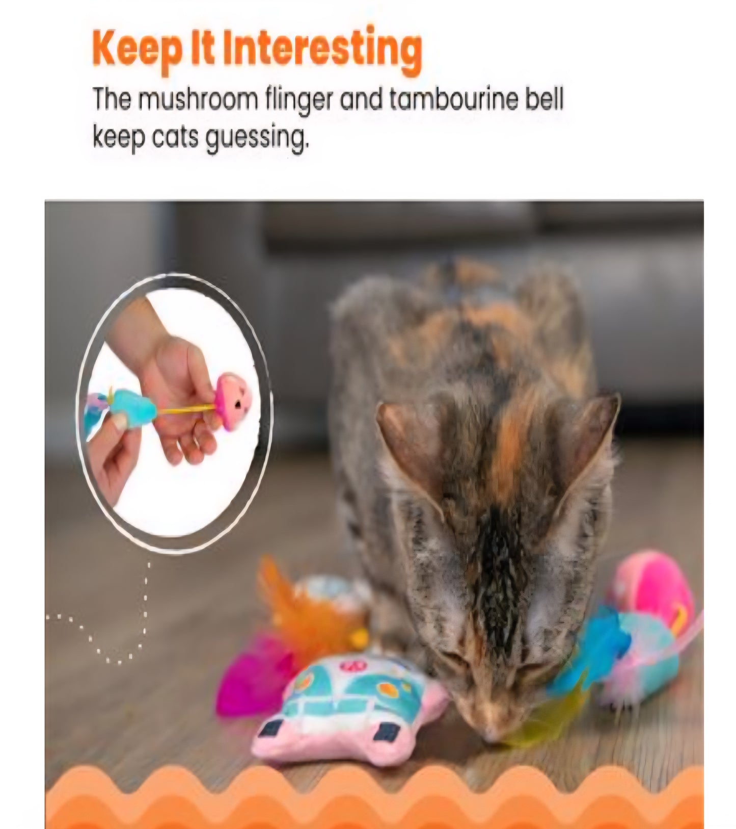 Catstages Festival Themed Cat Toys 3 pk