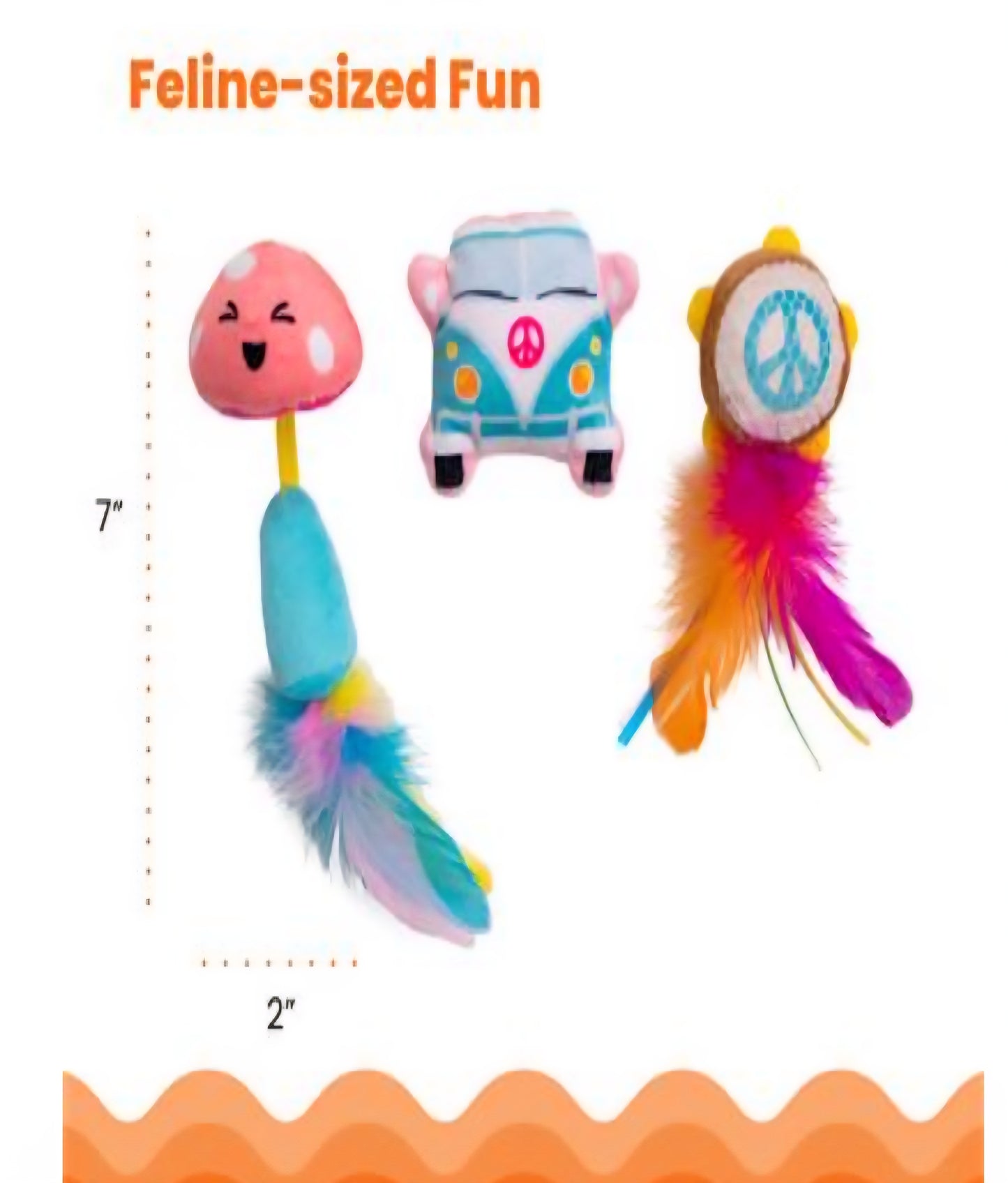 Catstages Festival Themed Cat Toys 3 pk