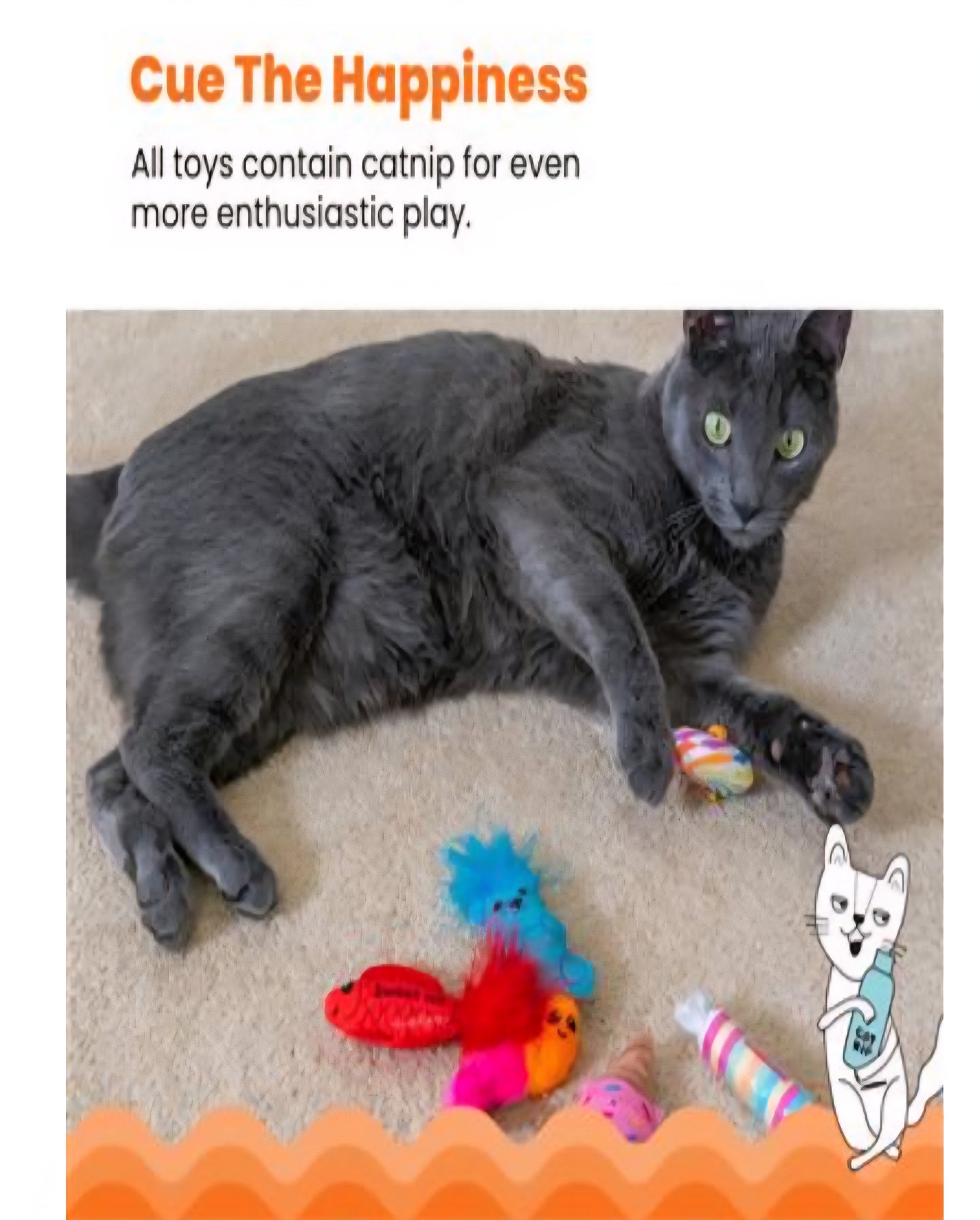 Catstages Kitty Sweet Treats Cat Toy 6 pk