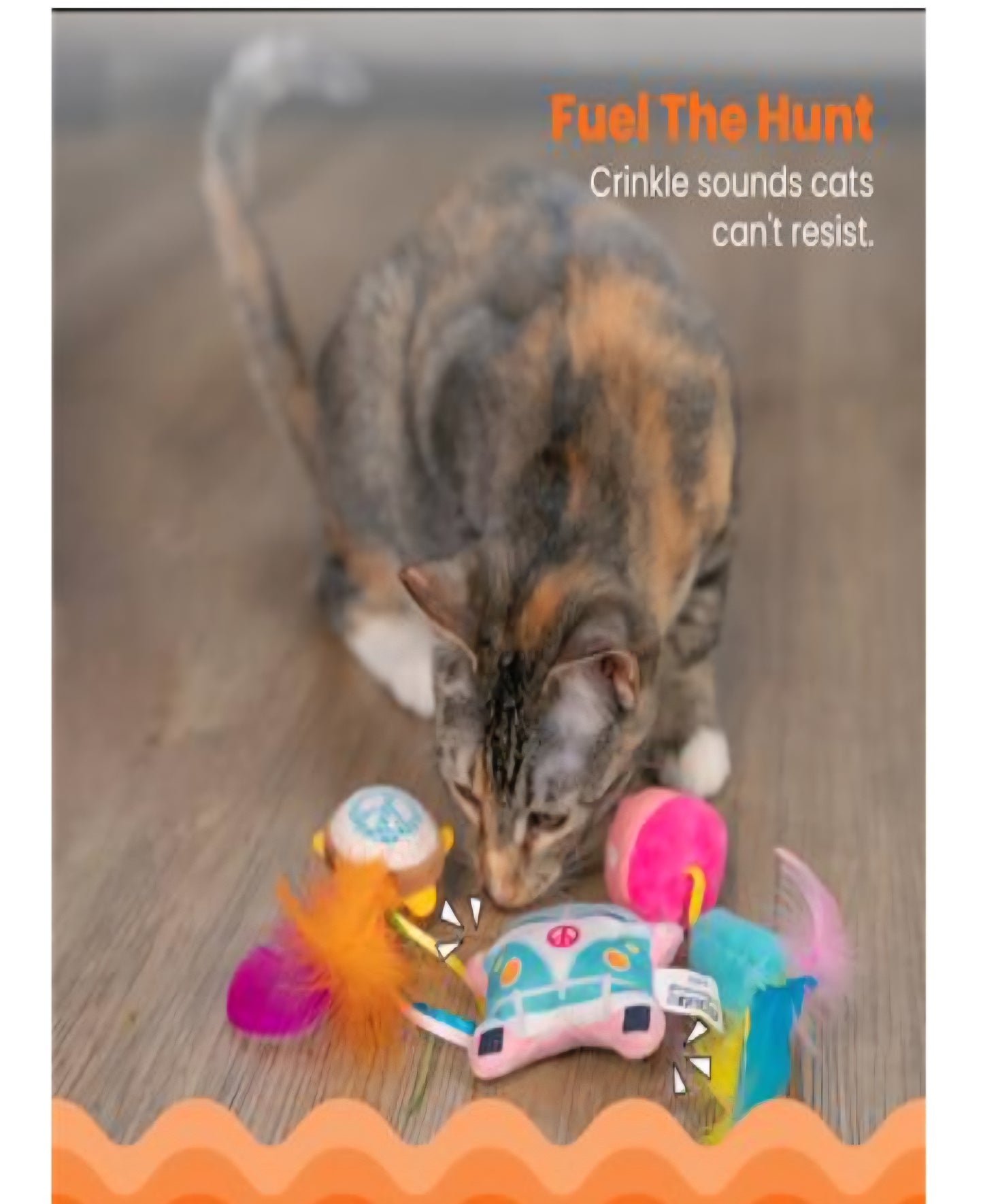 Catstages Festival Themed Cat Toys 3 pk