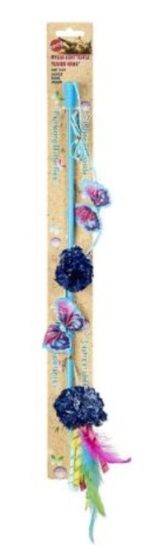 SPOT - BUTTERFLY & MYLAR TEASER WAND - Hillbilly House Panthers