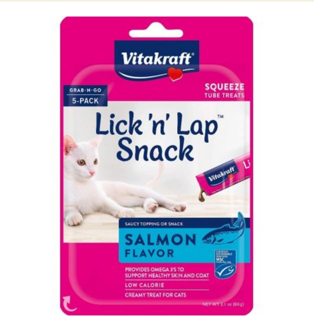 Vitakraft Lick N' Lap Salmon Cat Treat - Hillbilly House Panthers