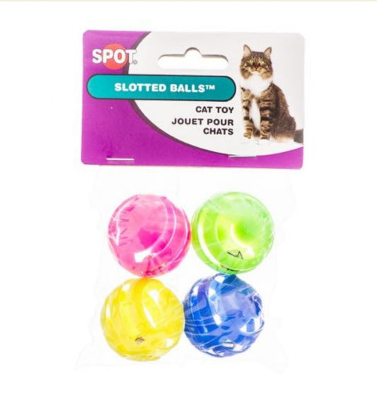 Spot Slotted Balls with Bells Inside - Hillbilly House Panthers