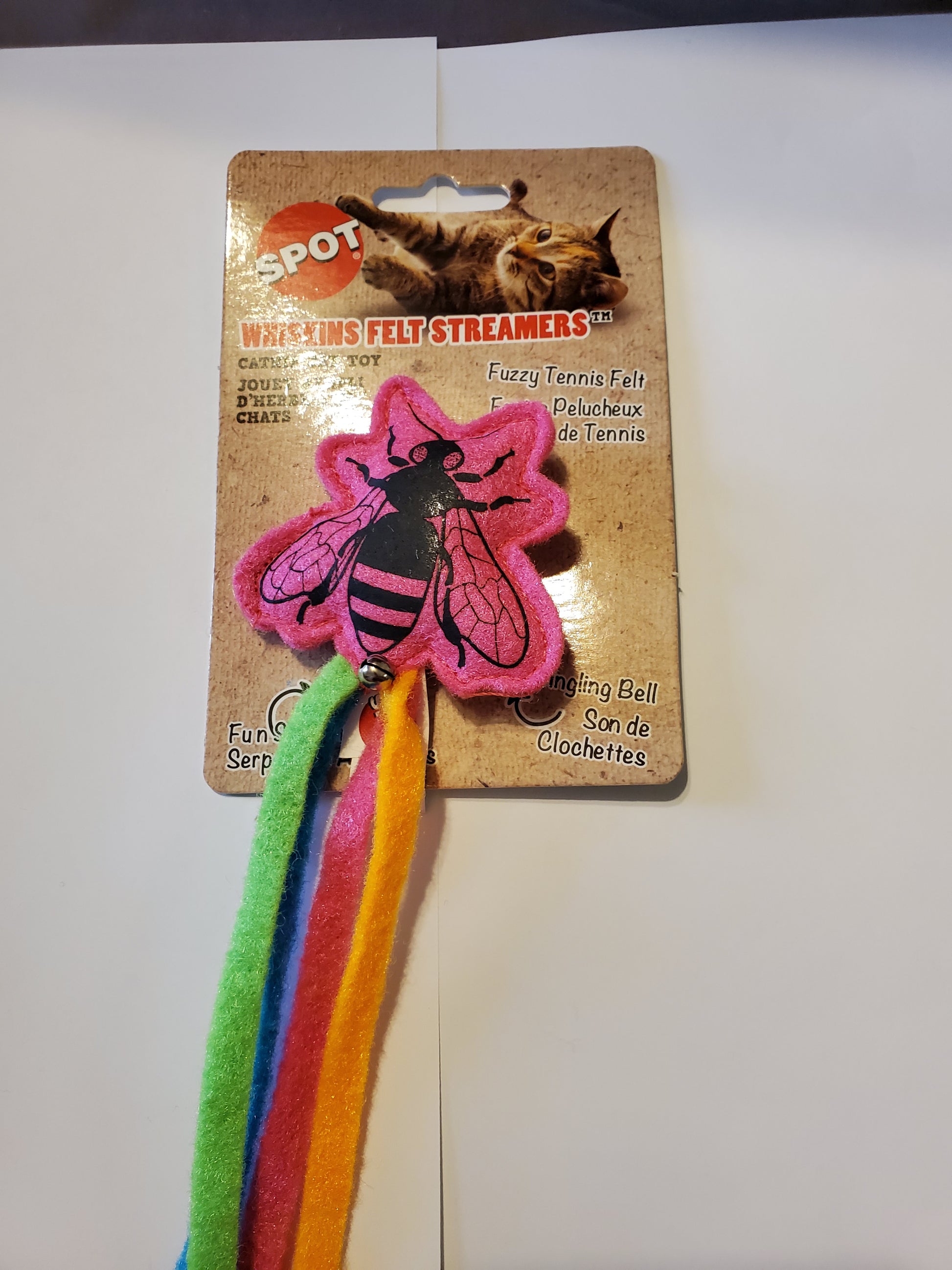 Spot Whiskins Felt Streamers with Catnip - Hillbilly House Panthers