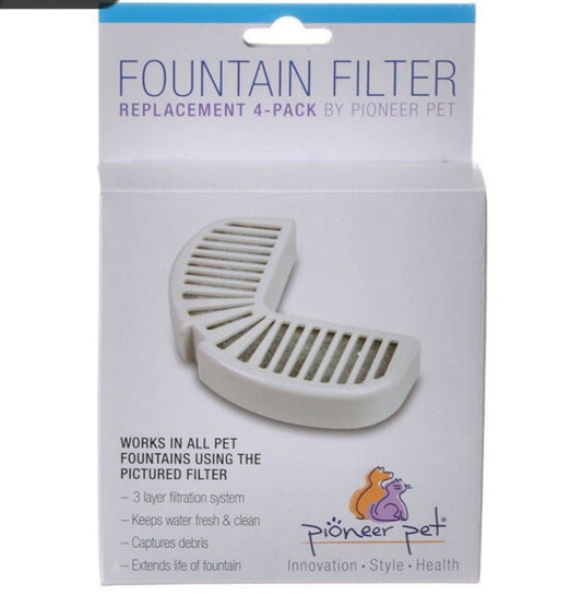 Pioneer Pet Charcoal Fountain Filters 4 Pack - Hillbilly House Panthers