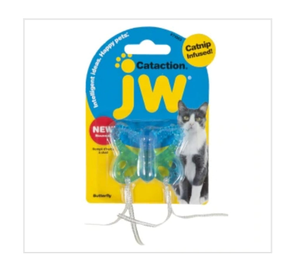 JW Cataction Catnip Infused Butterfly Interactive Cat Toy - Hillbilly House Panthers