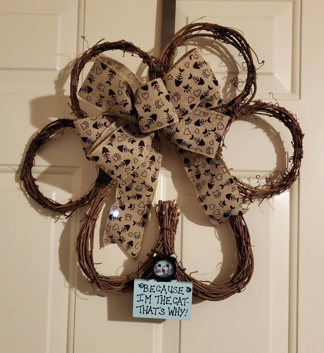 Hillbilly House Panthers Paw Wreath - Hillbilly House Panthers