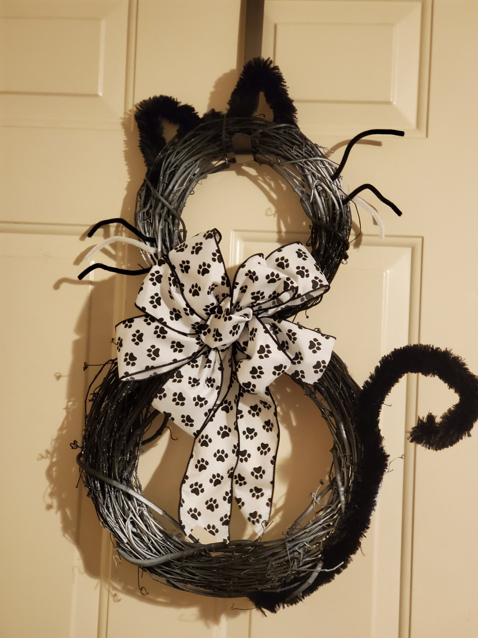 Hillbilly House Panthers Handmade Large Cat Wreath - Hillbilly House Panthers