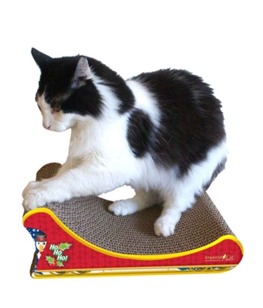 Imperial Cat Scratch N Shapes Sleigh Scratcher - Hillbilly House Panthers