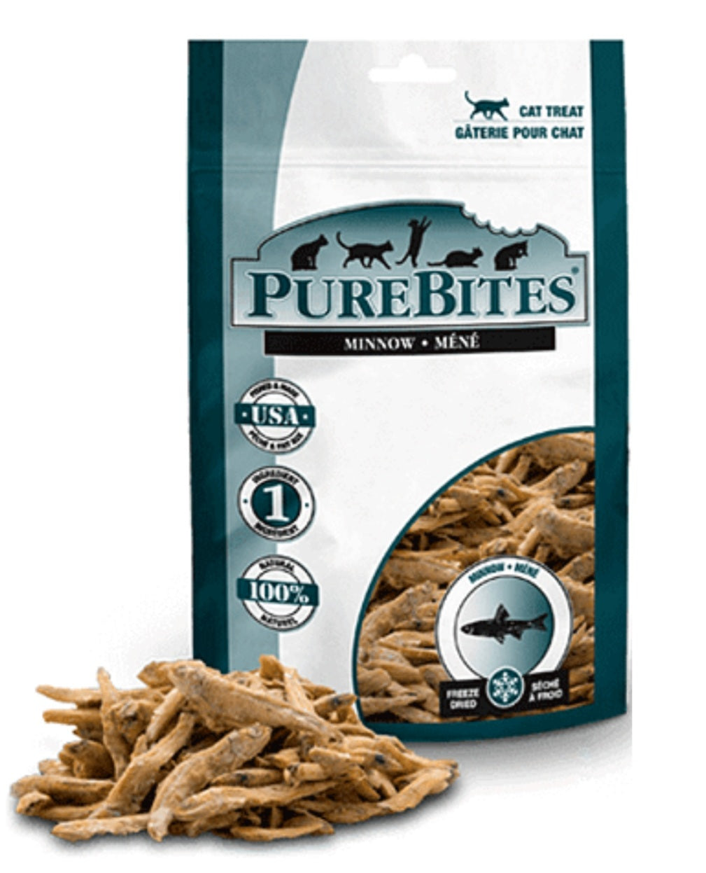 Pure Bites Freeze Dried Minnow Cat Treats - Hillbilly House Panthers