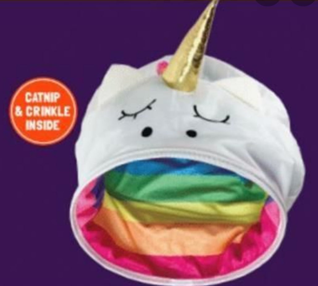 Mad Cat Unicorn Crinkle Play Sack - Hillbilly House Panthers