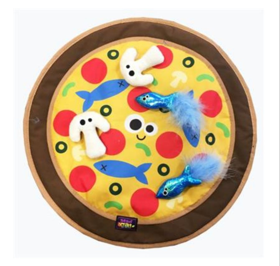 Mad Cat Pizza Purrty Play Mat - Hillbilly House Panthers