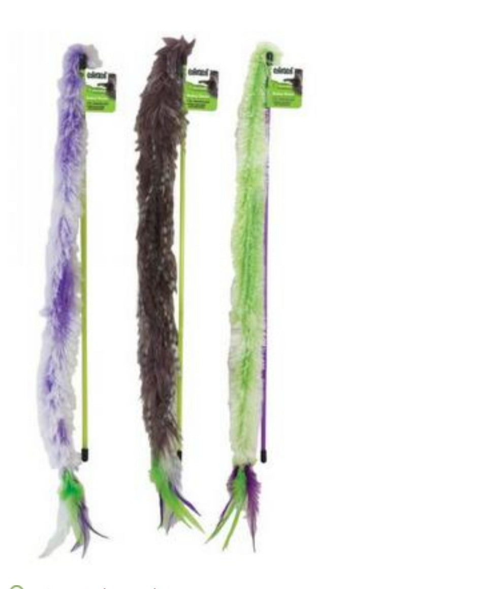 Our Pets Snakey Teaser Wand Assorted - Hillbilly House Panthers