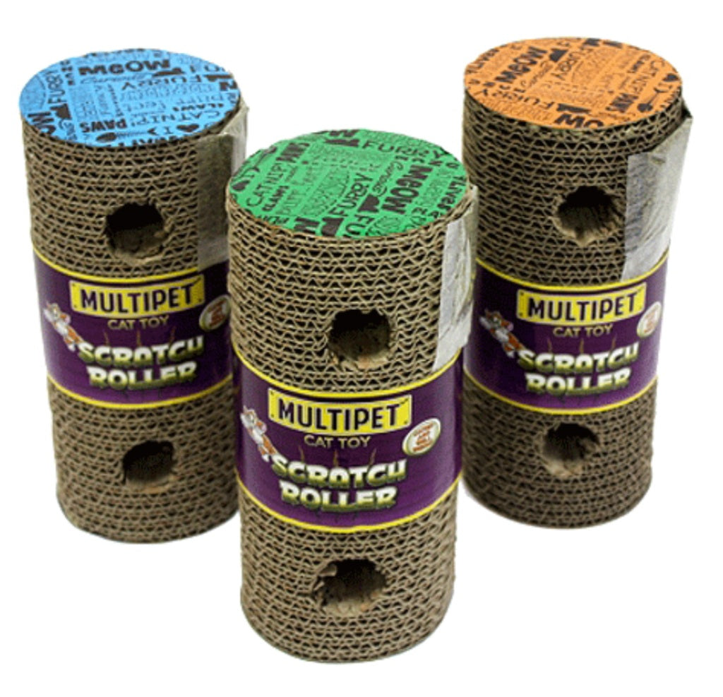 Multipet Cat Roller Scratcher Assorted - Hillbilly House Panthers