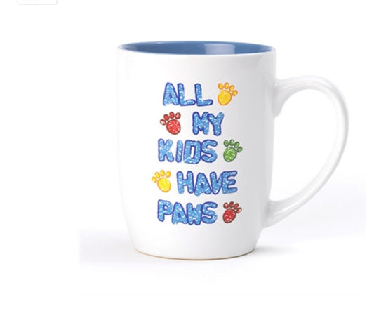 Petrageous "All My Kids Have Paws" Mug - Hillbilly House Panthers