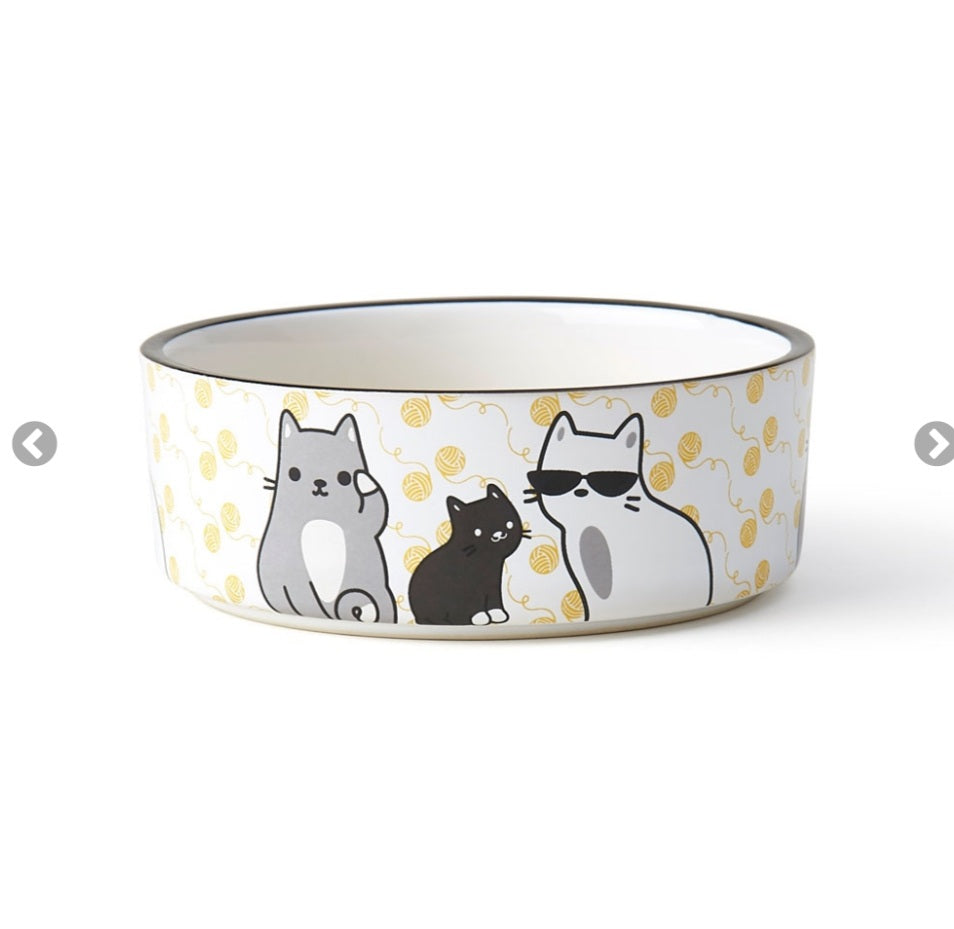 Petrageous Tangled Kitty Bowl - Hillbilly House Panthers