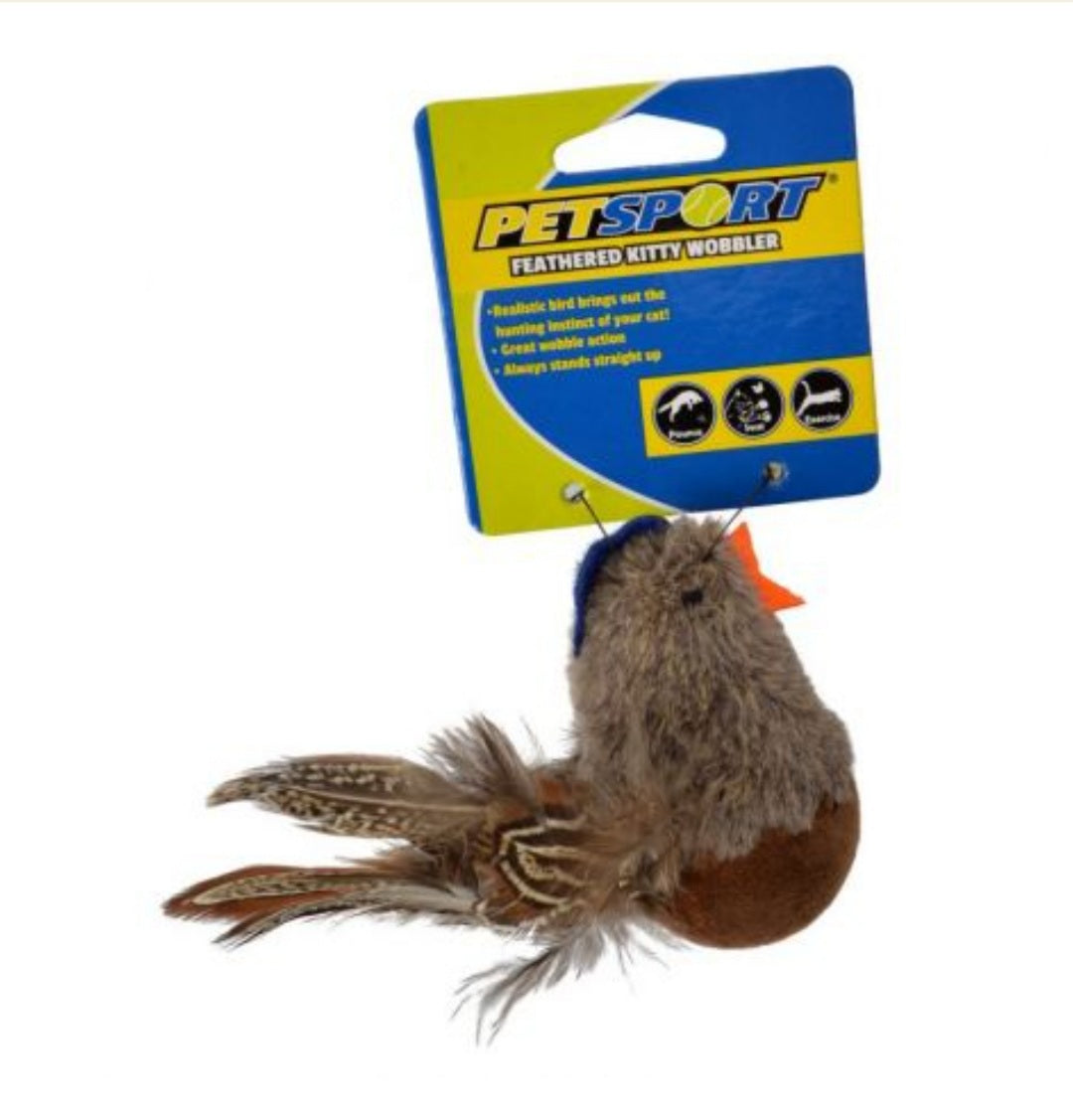 Petsport Feathered Kitty Wobbler - Hillbilly House Panthers