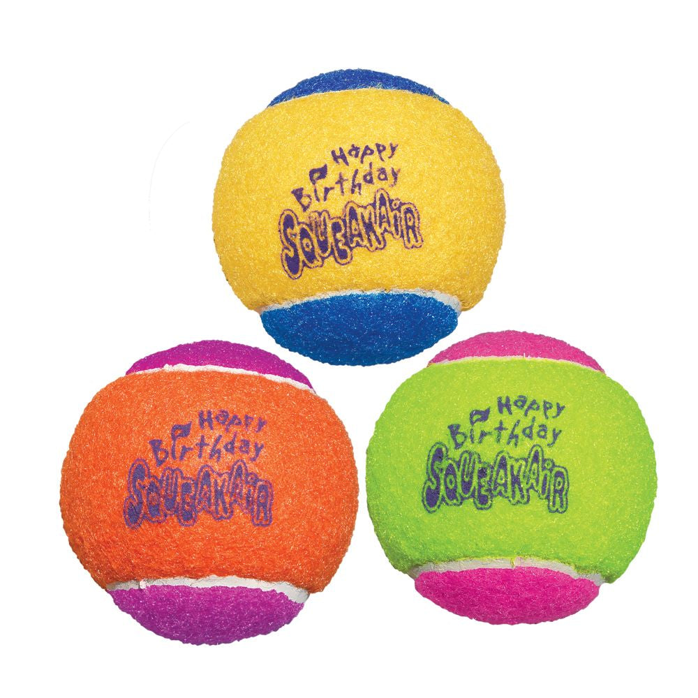 KONG Birthday Air Squeaker Balls Medium - Hillbilly House Panthers