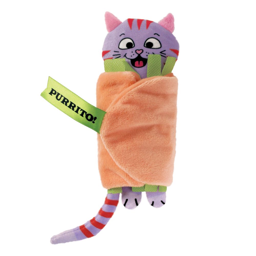 KONG Pull-A-Partz Purrito - Hillbilly House Panthers