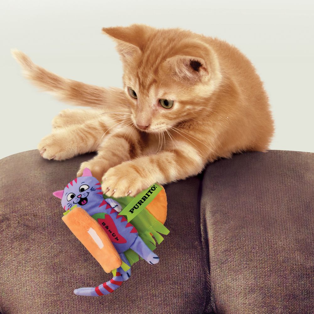KONG Pull-A-Partz Purrito - Hillbilly House Panthers