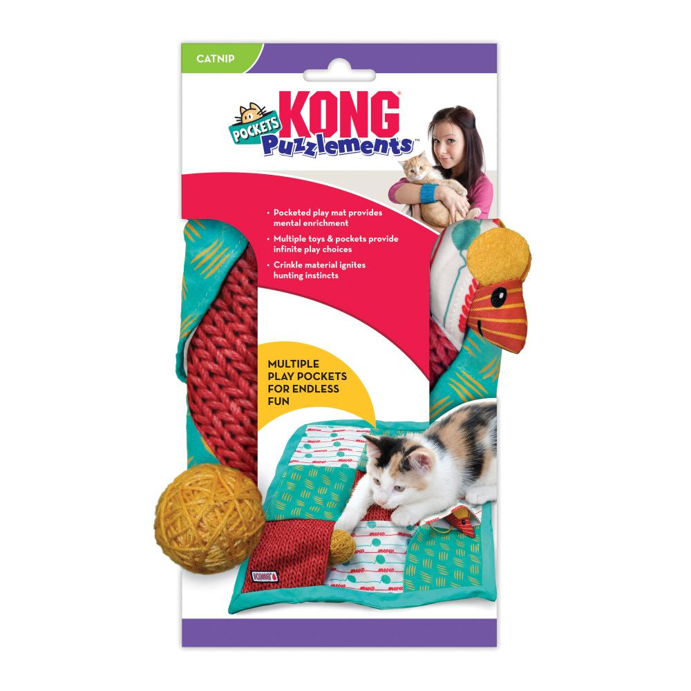 KONG Cat Puzzlements Pockets - Hillbilly House Panthers