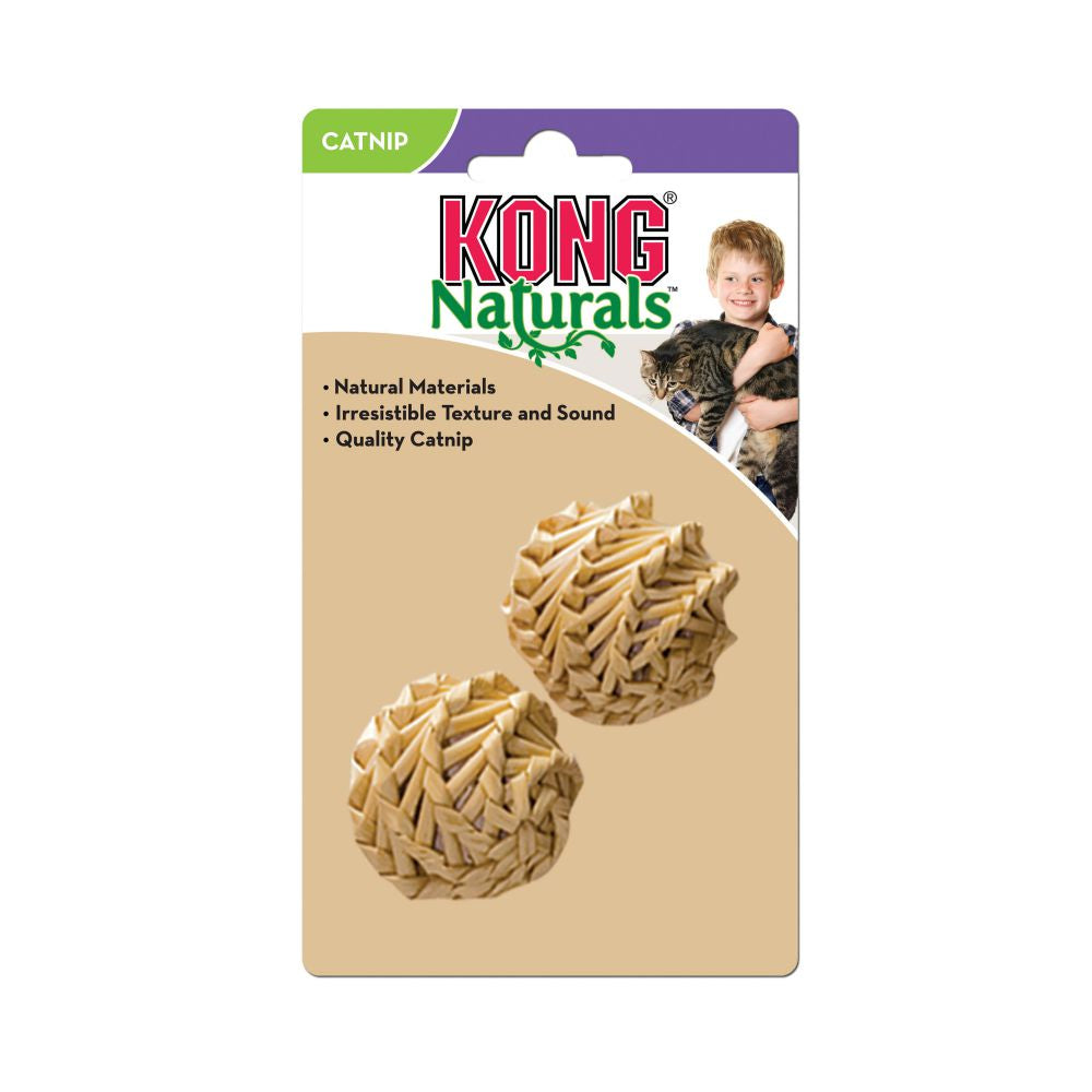 KONG Naturals Catnip Straw Balls - Hillbilly House Panthers