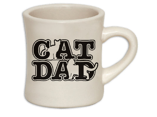 Dog Speak Cat Dad 10 Oz Mug - Hillbilly House Panthers