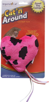 Imperial Cat Ribbon Heart Catnip Toy - Hillbilly House Panthers