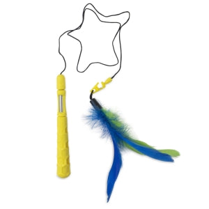 JW Flutter-ee Feathers Telescopic Cat Wand - Hillbilly House Panthers
