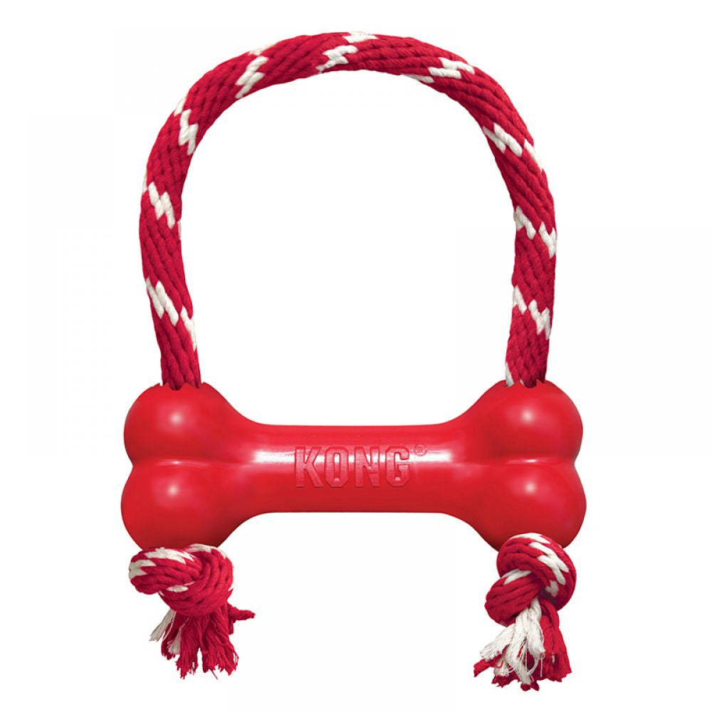 KONG Goodie Bone with Rope X-Small - Hillbilly House Panthers